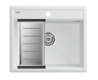 Комплкет: Мойка STEPIA 60 + коландер ADVANCE PM115951-WH+A375-BS