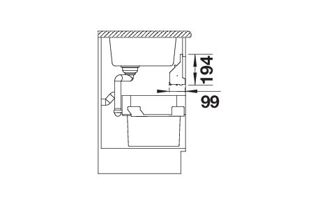 Система сортировки отходов ORGA SHELF 60 H