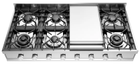 Отдельностоящая газовая варочная поверхность HCP120FD/SS Отдельностоящая газовая варочная поверхность HCP120FD/SS